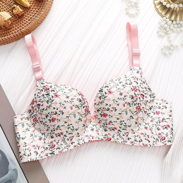 Floral Elegance Bra