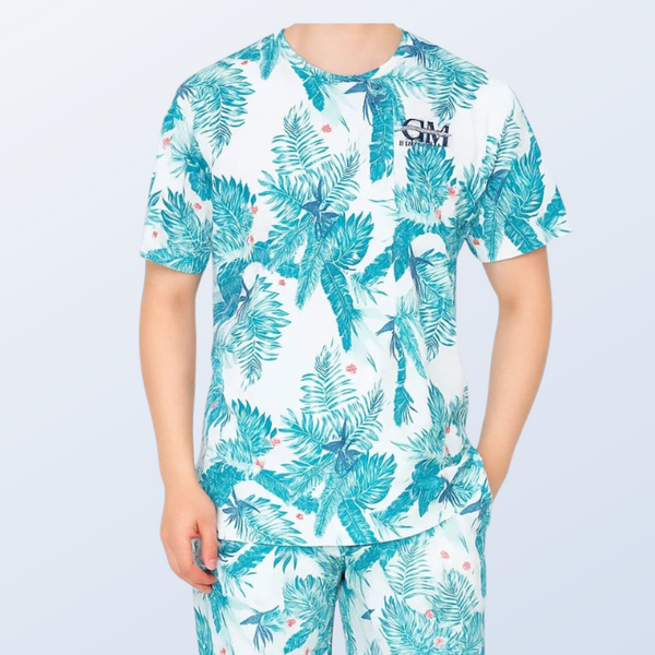 Floral Printed T-shirt and Trouser